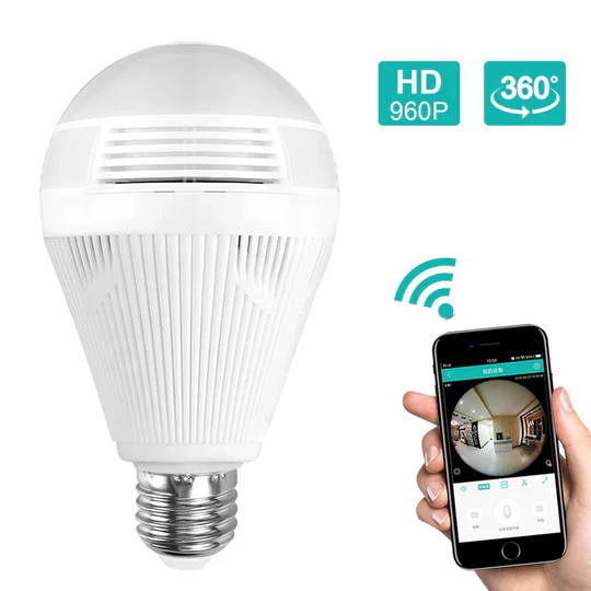 BowLift | 1080P Light Camera Panoramic Bulb Wifi Smart Led Bulb Light Camera