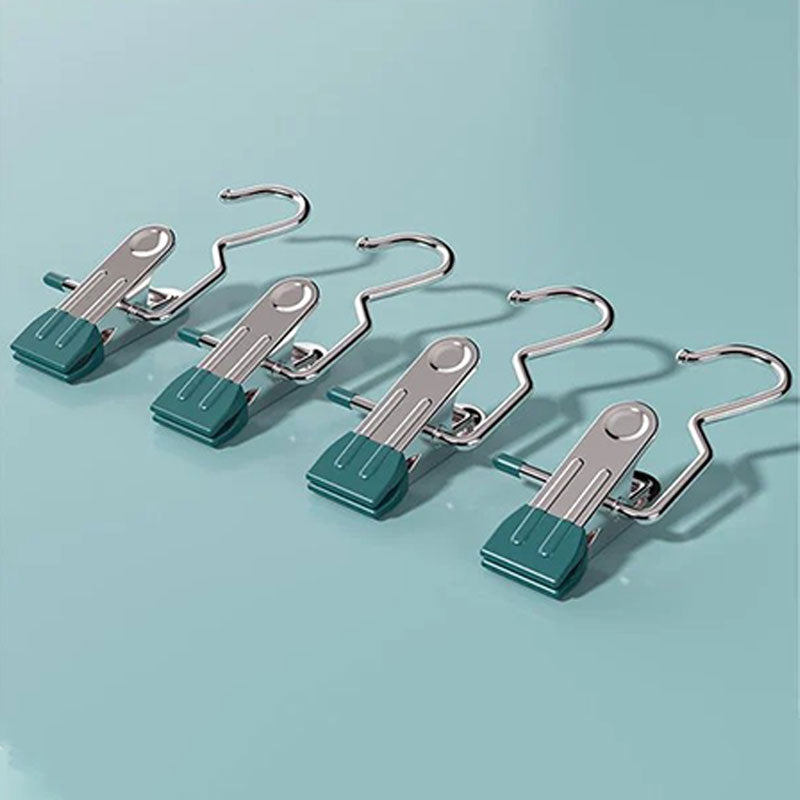 BowLift | Anti-rust Clip Space-saving Clothespin Hat Pants Storage Hanging Travel Hook