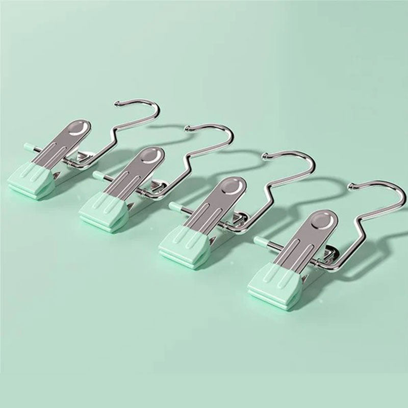 BowLift | Anti-rust Clip Space-saving Clothespin Hat Pants Storage Hanging Travel Hook
