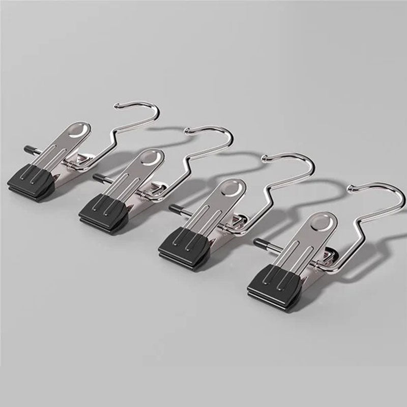 BowLift | Anti-rust Clip Space-saving Clothespin Hat Pants Storage Hanging Travel Hook