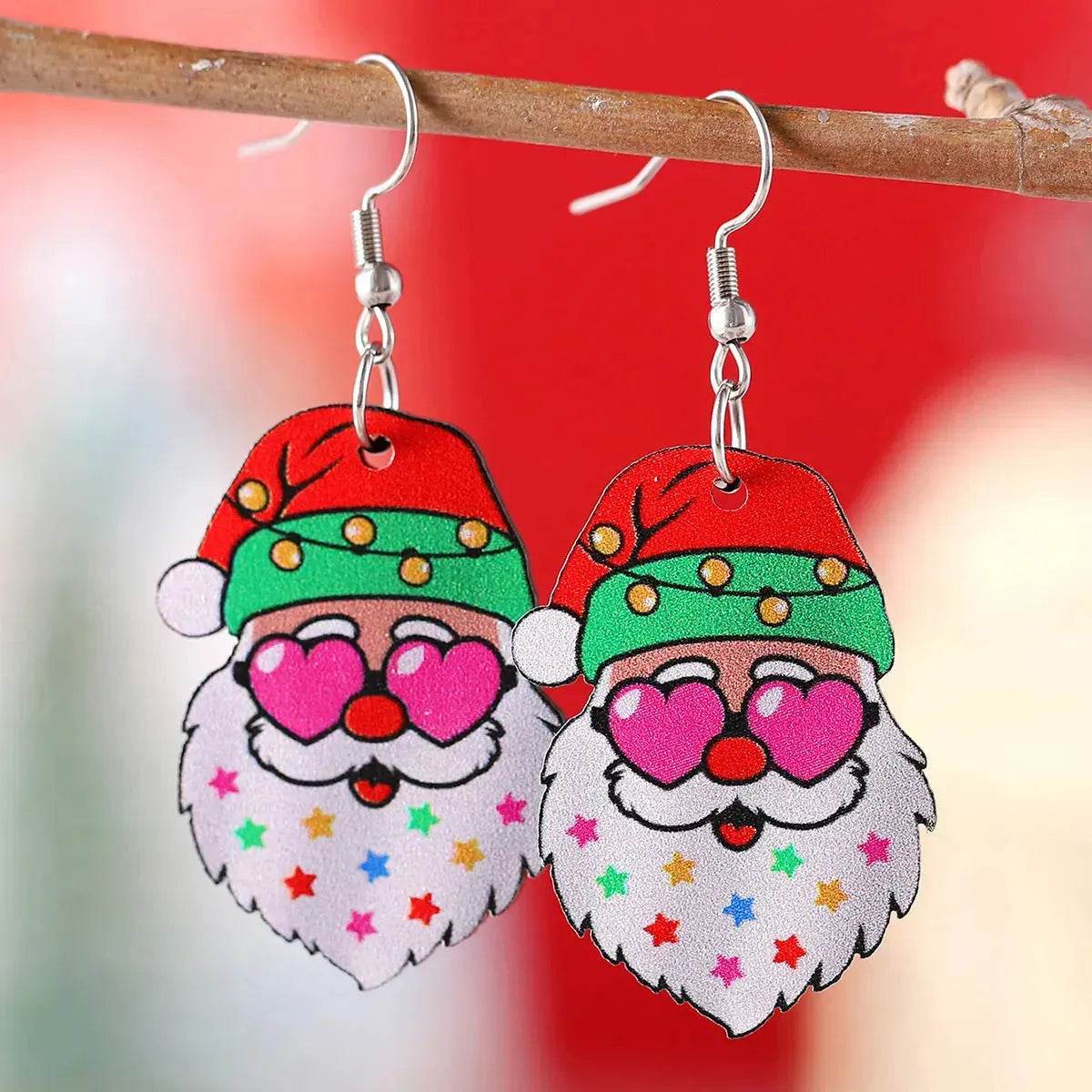 BowLift | Funny Santa Claus Earrings Christmas Pendant Earrings Gift