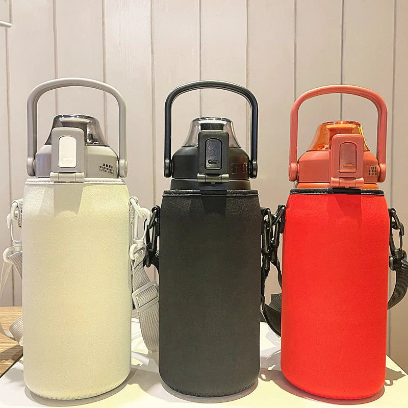 BowLift | Stainless Steel Built-in Straw Camping Thermos