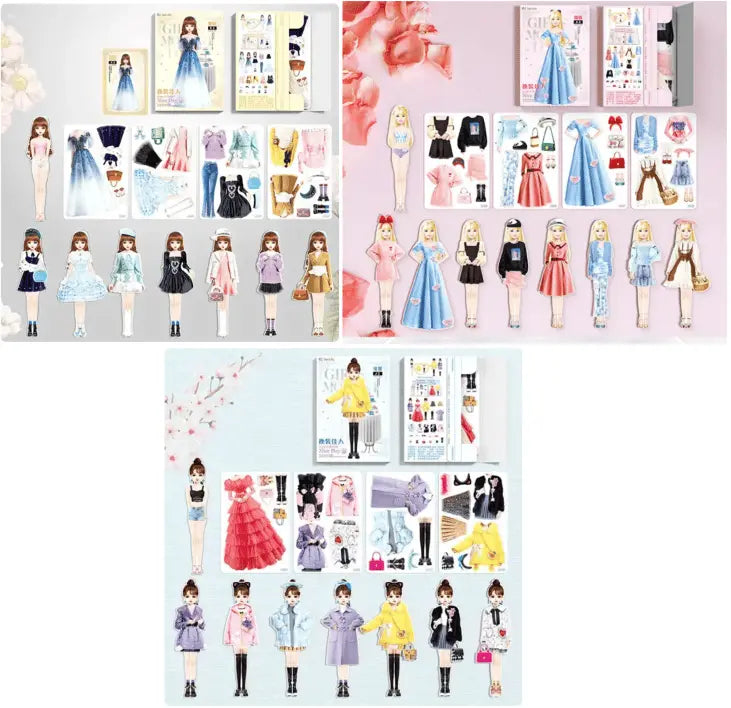 BowLift | Magnetic Dress-Up Doll Set – Endless Fun for Kids