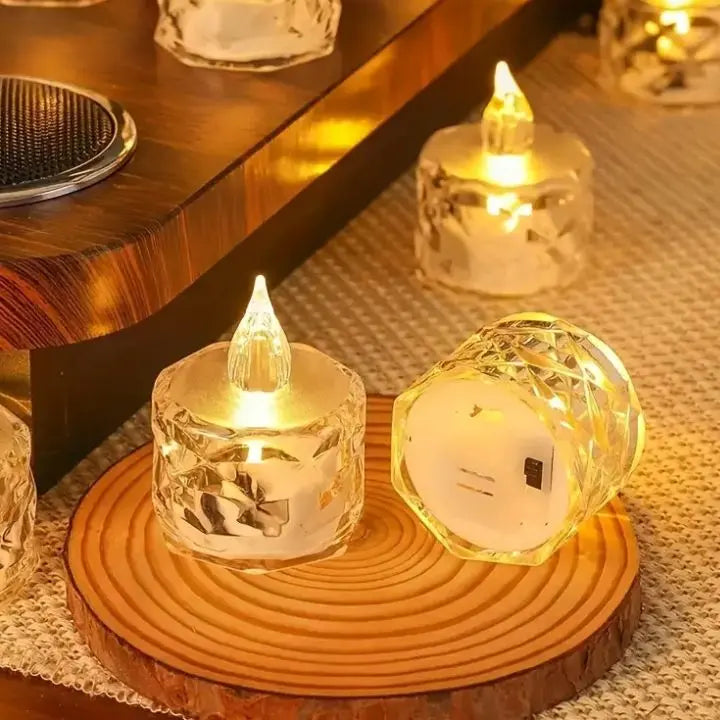 BowLift | Crystal LED Candle – Flameless, Safe & Stylish