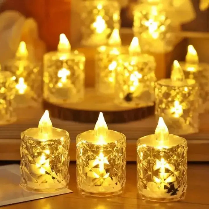 BowLift | Crystal LED Candle – Flameless, Safe & Stylish