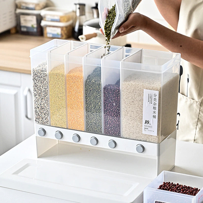 BowLift | Wall-Mounted Automatic Kitchen Grain Rice Storage Tank
