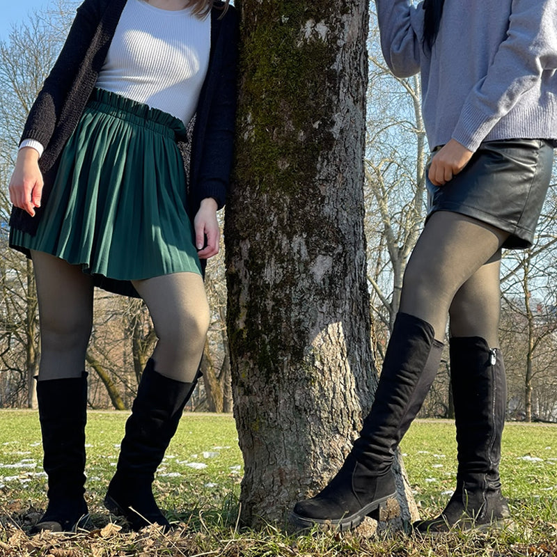 BowLift | Flawless Legs Fake Transparent Warm Tights