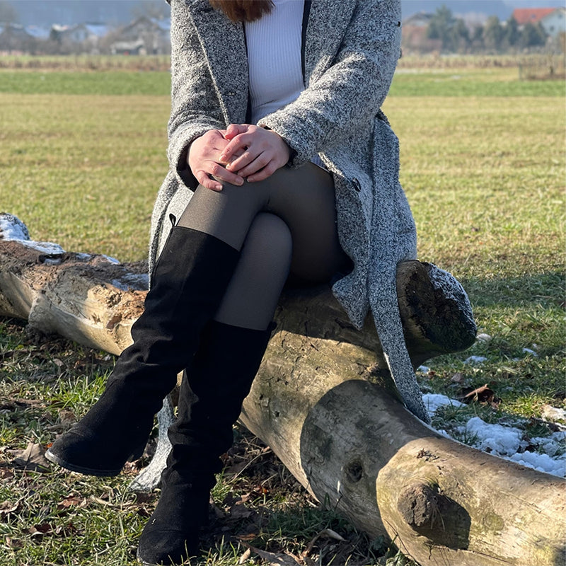 BowLift | Flawless Legs Fake Transparent Warm Tights