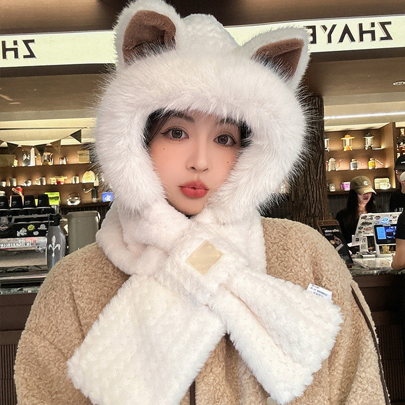 BowLift | Sweet Fox Ears 2-in-1 Hat and Scarf