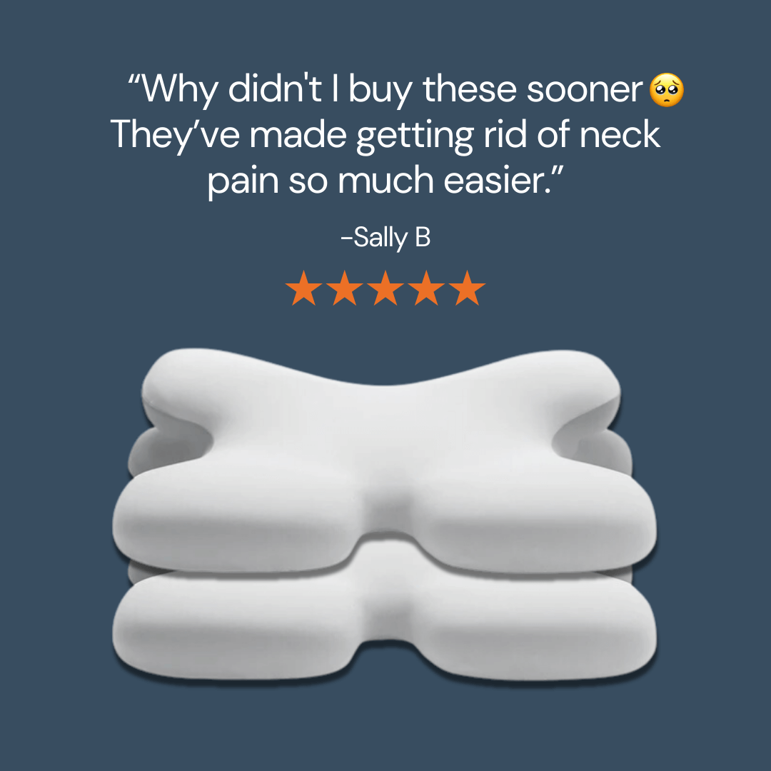 BowLift | Ergonomic Cervical Pillow | Memory Foam, Neck Support & Ideal for Restful Sleep