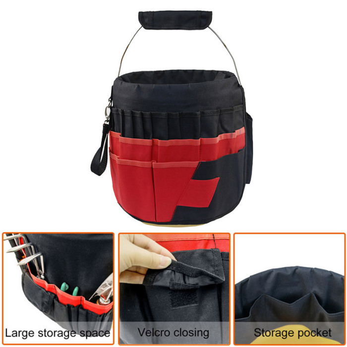 BowLift | 42-Pocket Multifunctional Garden Tool Storage Bag – Large Storage for Tools