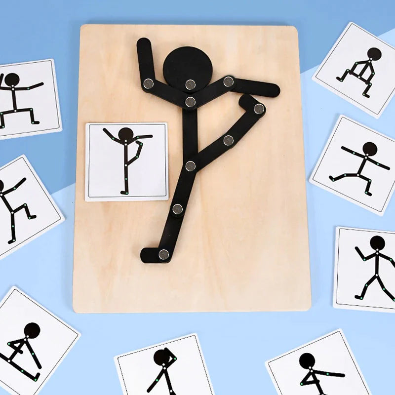 BowLift | Sporty Wooden Man For Kids