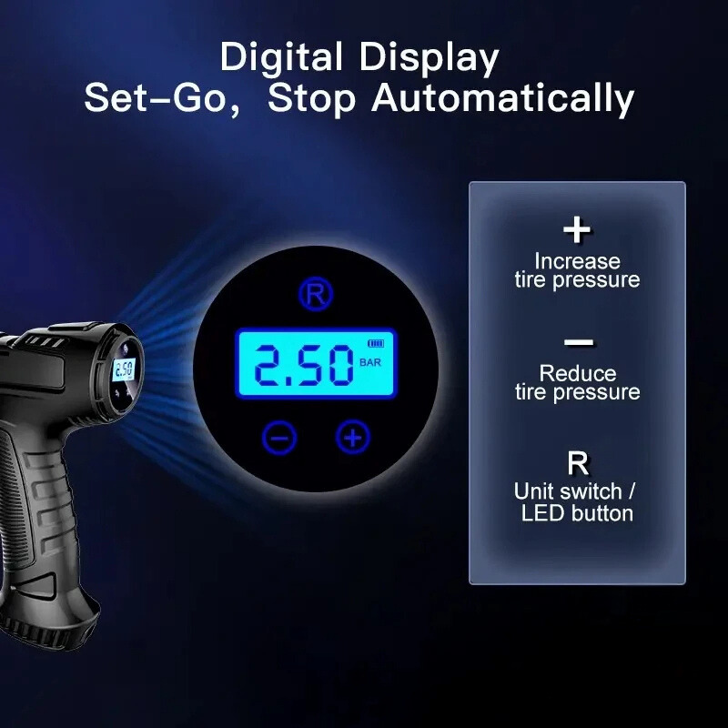 BowLift | 120W Handheld Car Air Compressor