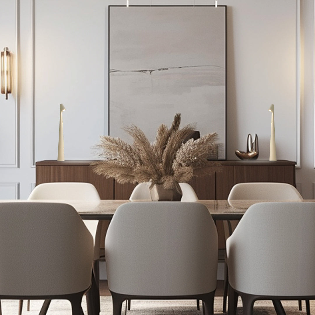 BowLift | Table Lamp Modern Red Metal LED Light