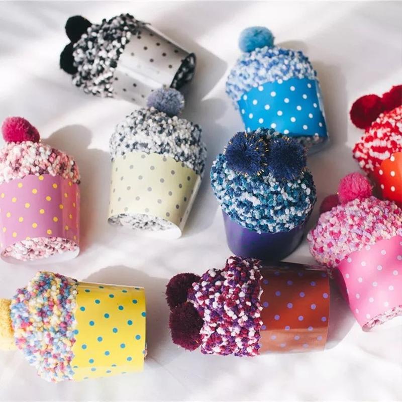 BowLift | Pom Pom Cupcake Socks