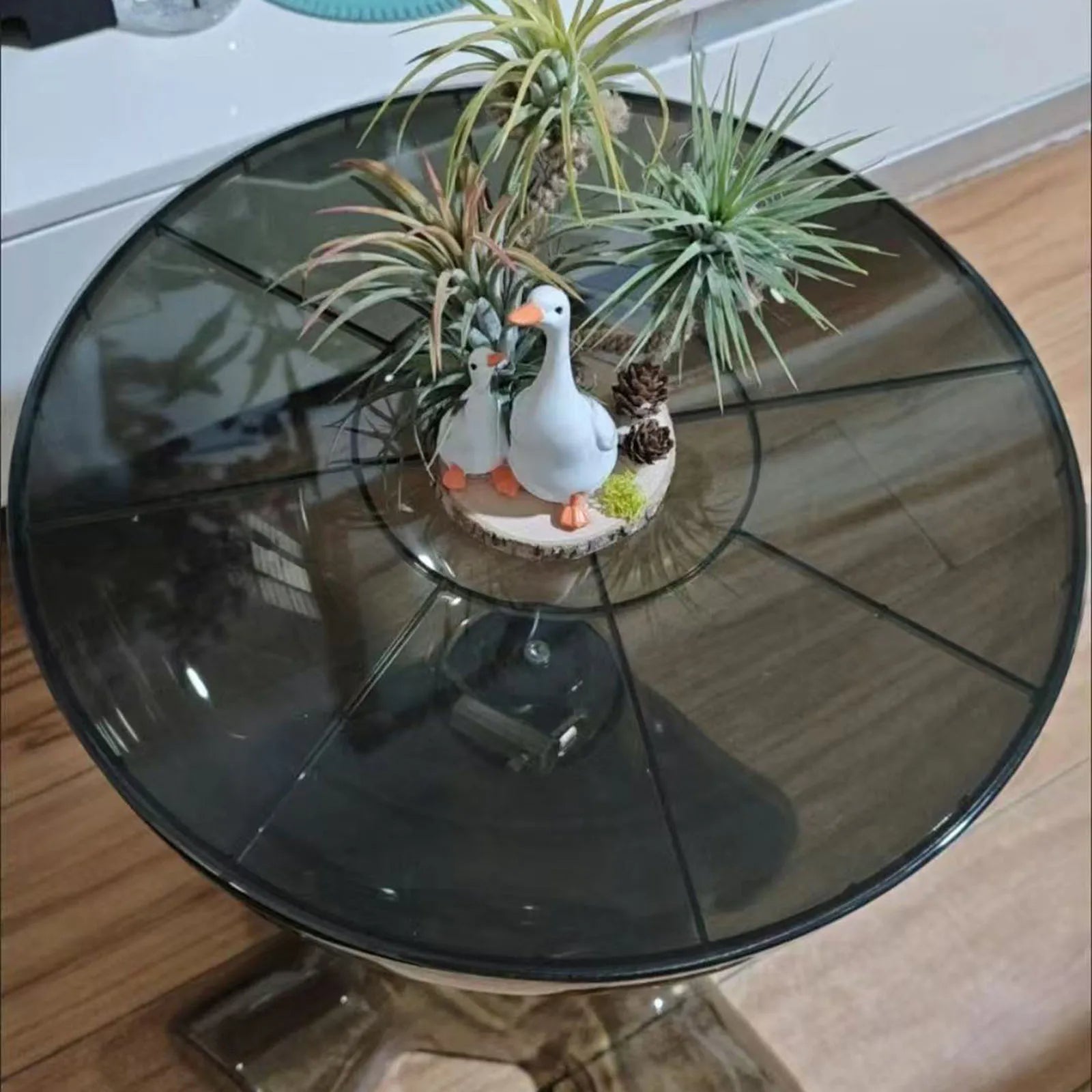 BowLift | European Acrylic Transparent Space-Saving Coffee Table