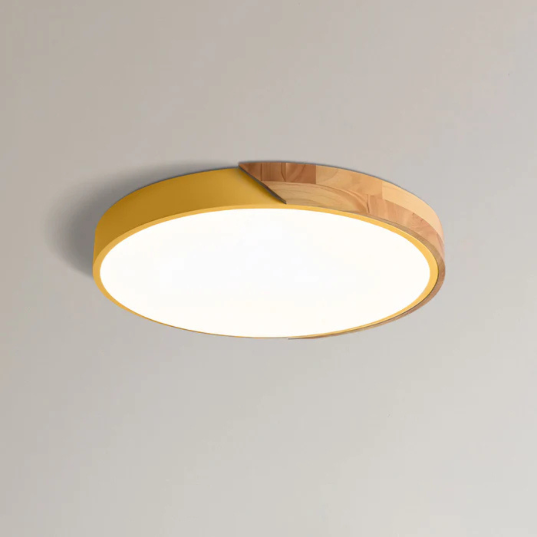 BowLift | Delos – Scandinavian Wooden LED Ceiling Light | Modern Energy-Efficient Interior Lighting