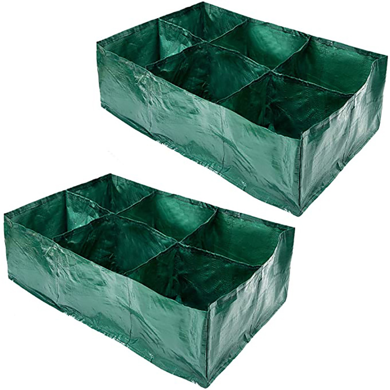 BowLift | Planting bag with multiple compartments – Robust garden storage for plants and herbs