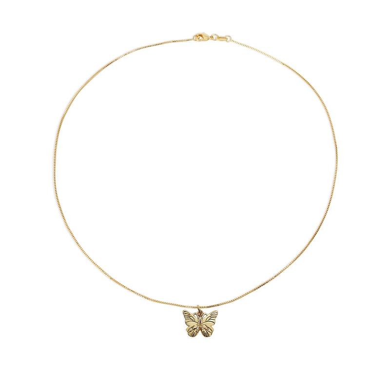 BowLift | Butterfly Initial "A" Necklace