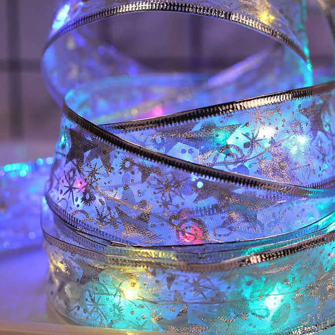 BowLift | Christmas Tree Decoration Ribbon Gift LED String Lights