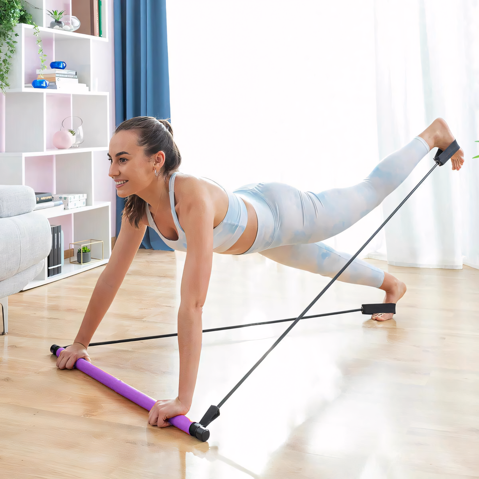 BowLift | Body shaper FlexiBar – Pilates Resistance bar for Home fitness