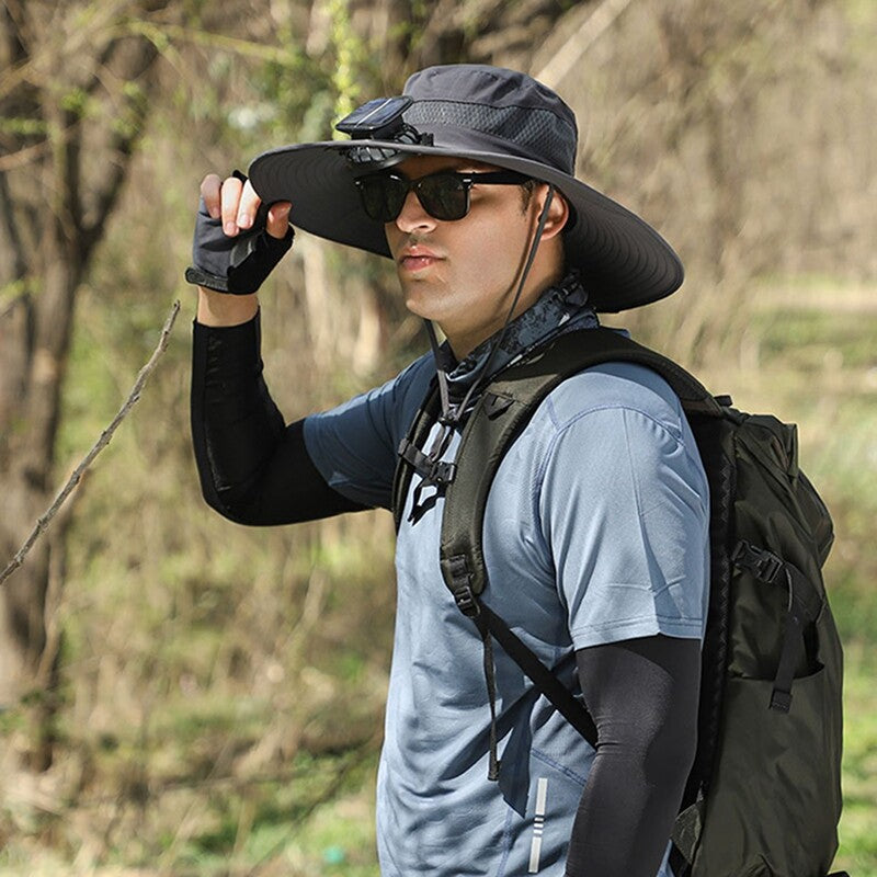 BowLift | Ultimate Outdoor Sun Hat with Rechargeable LED and Wide Brim