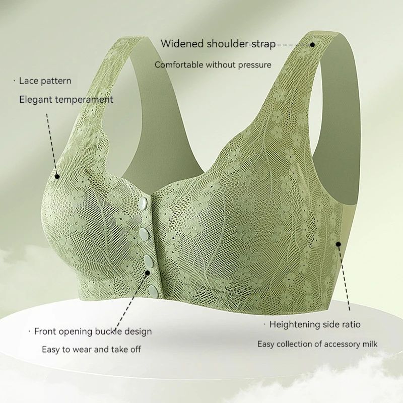 BowLift | Comfortable and practical bra with a button placket at the front