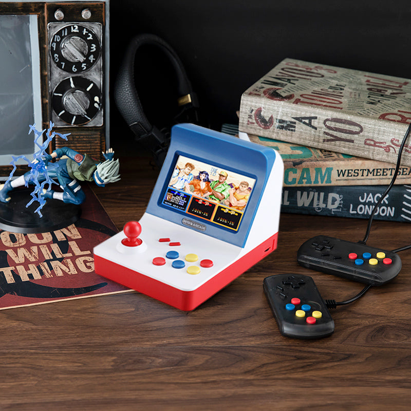 BowLift | 4.3 Inch Mini game Console with Built-in 3000 Games, 360¬∞ Joystick, 2200mAh Lithium Battery, Can be Connected to TV and Headphones, Supports Two-player Games and Up To 32G TF Card