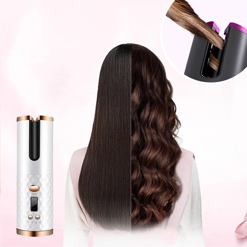 BowLift | Cordless automatic rotating curling iron