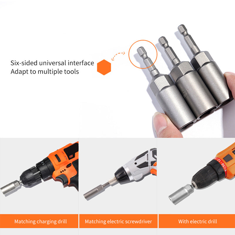 BowLift | Extra Deep Hex Bit Socket Bolt Nut Driver Bit Set