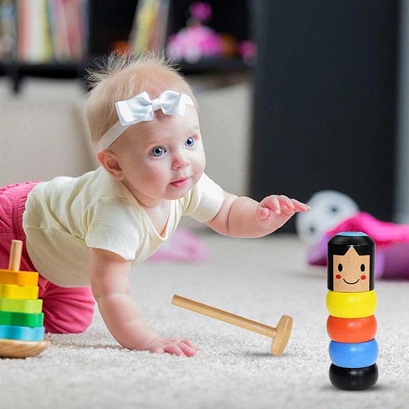 BowLift | Unbreakable Wooden Man Magic Toy