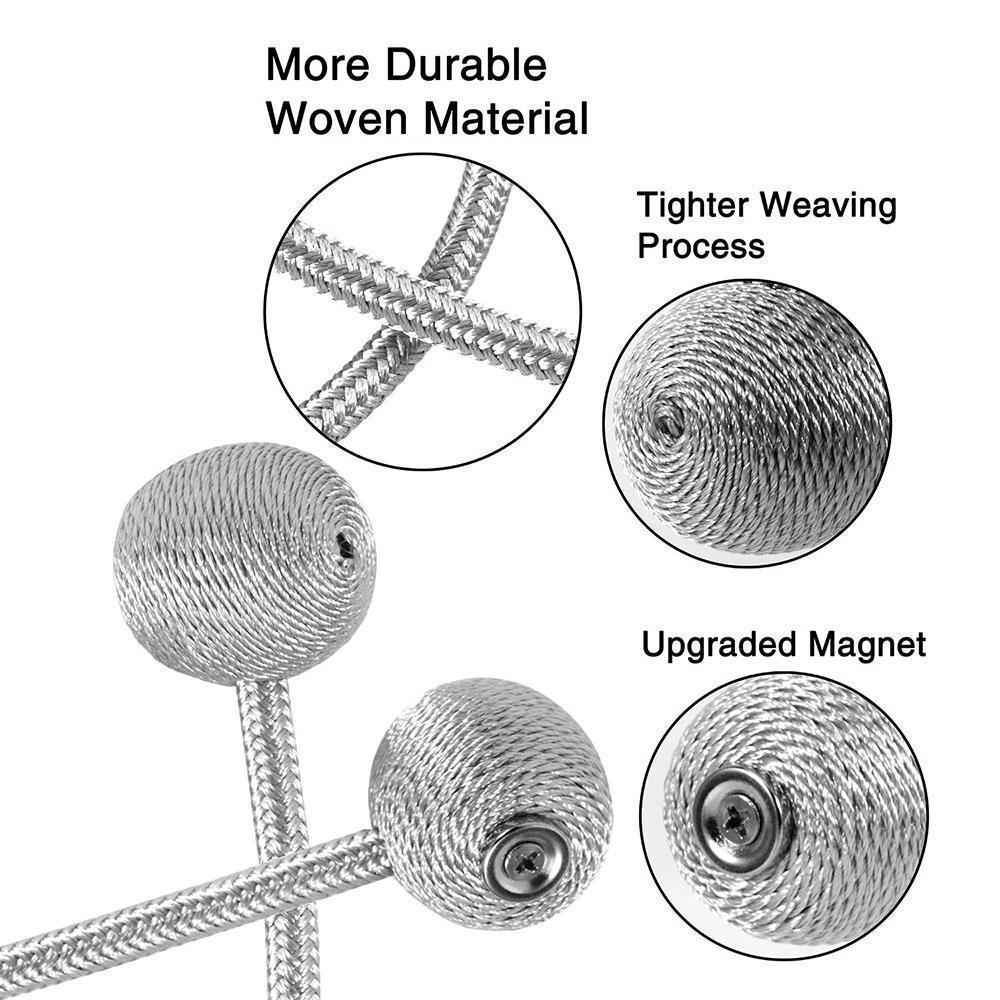 BowLift | Elegant Magnetic Curtain Buckle, 2 PC