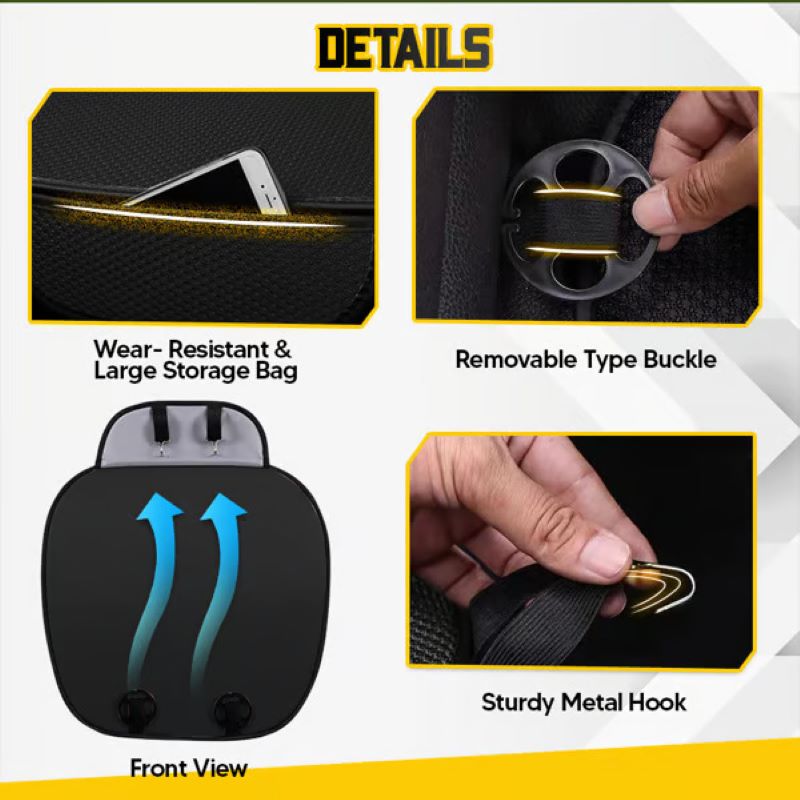 BowLift | Breathable non-slip viscose filament car seat cover!