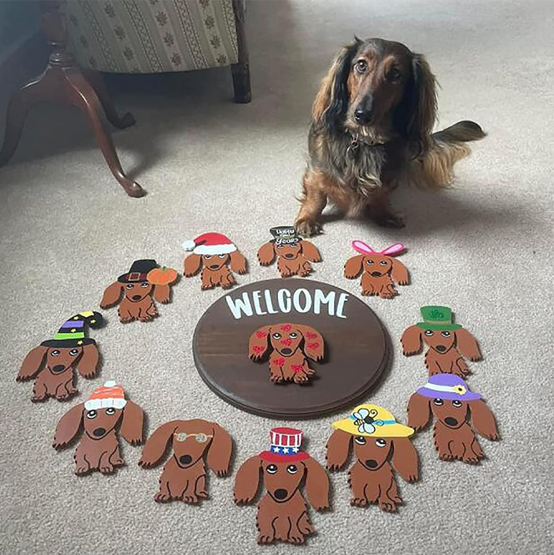 BowLift | Interchangeable Festival Doorplates Wreath