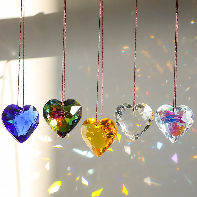 BowLift | Hanging Heart Sun Catcher Prism Crafts