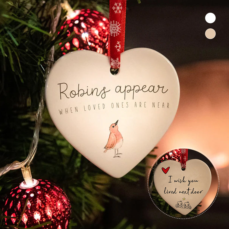 BowLift | Ceramic Heart Hanging Ornament