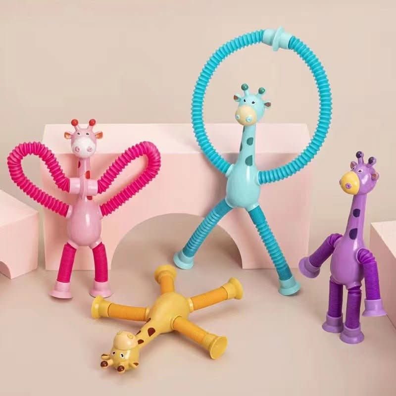 BowLift | FlexiGiraffe – Expandable suction cup toy for creative children