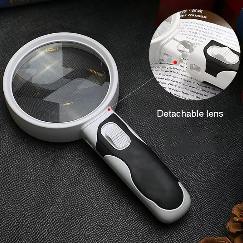 BowLift | 20X optical magnifying glass with LED light