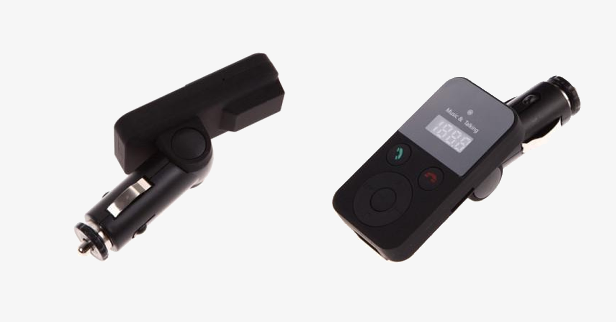 BowLift | Hands-free Car Kit FM Transmitter – Make music your driving companion!
