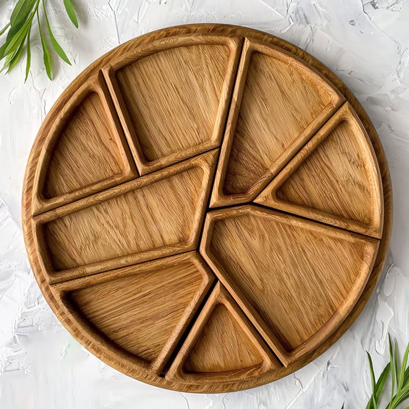 BowLift | Jigsaw Puzzle Tray - Wood with Removable Dividers