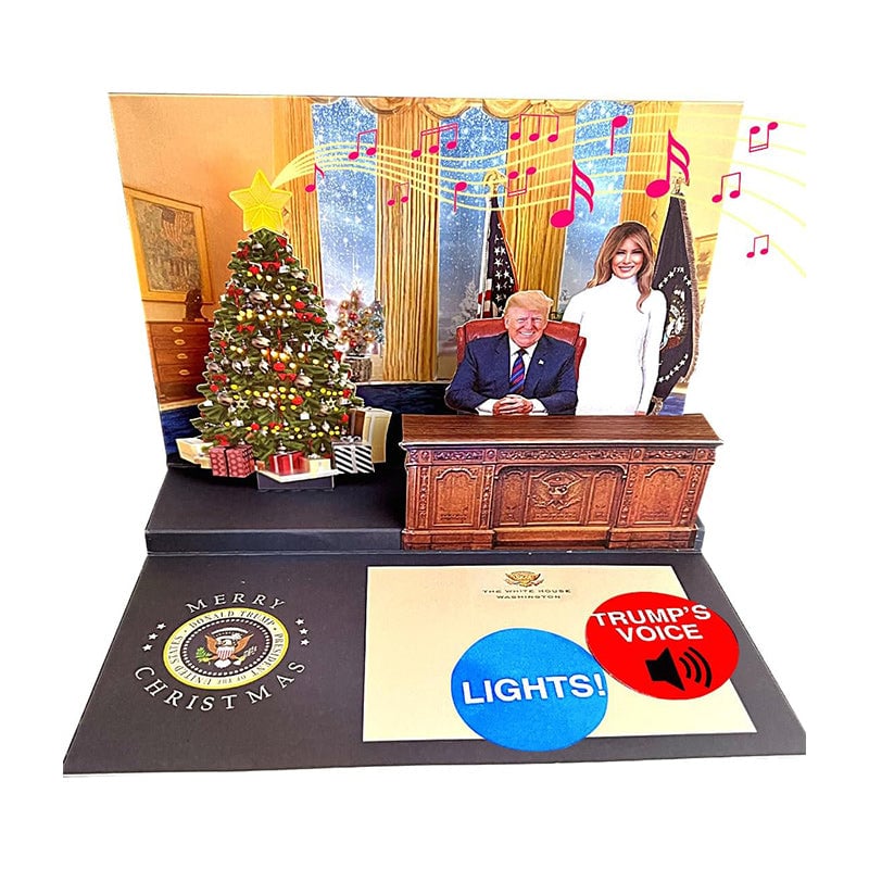 BowLift | Pop Up Christmas Card with Light & Sound