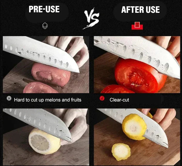 BowLift | Electric Knife Sharpener | Double-Sided | 5-Second USB Rechargeable Blade Restorer