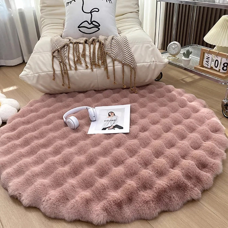 BowLift | Nordic Round Plush Floor Mat