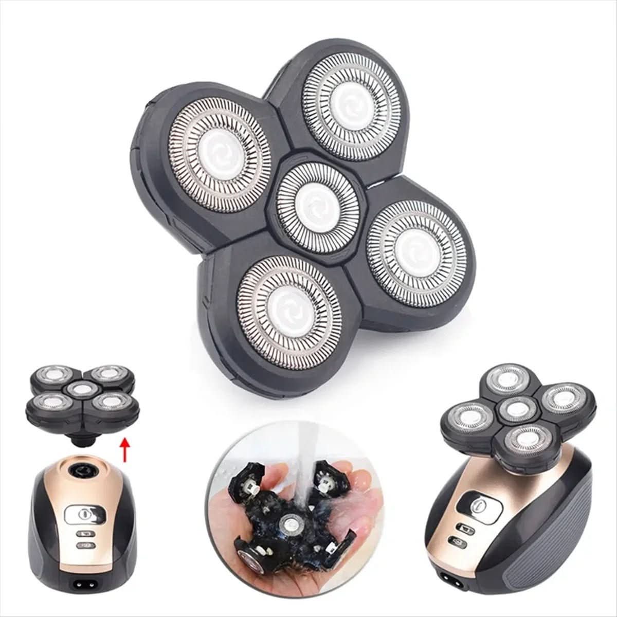 BowLift | 5-in-1 trimmer with floating shaving heads & accessories