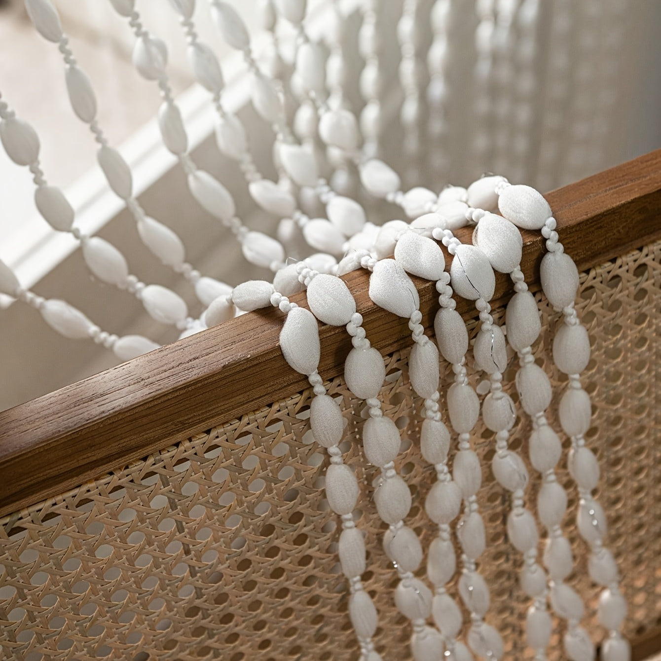 BowLift | BohoDream Bed Canopy with Beads for Bedroom or Play Corner