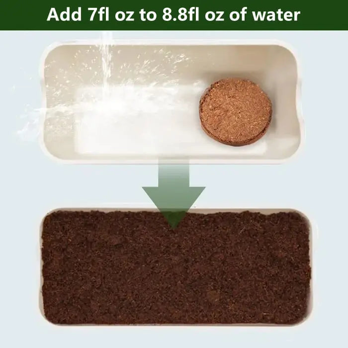 BowLift | 2-Piece Set Coconut Coir Briquettes for Plants – Organic Growing Substrate with High Water Retention!