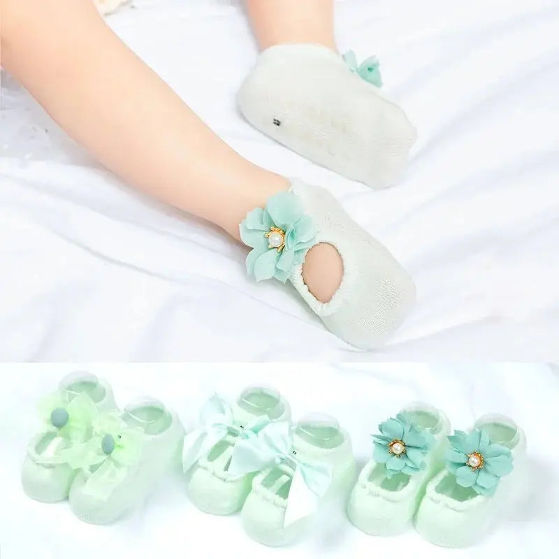 BowLift | 3 Pair Baby Ballet Socks