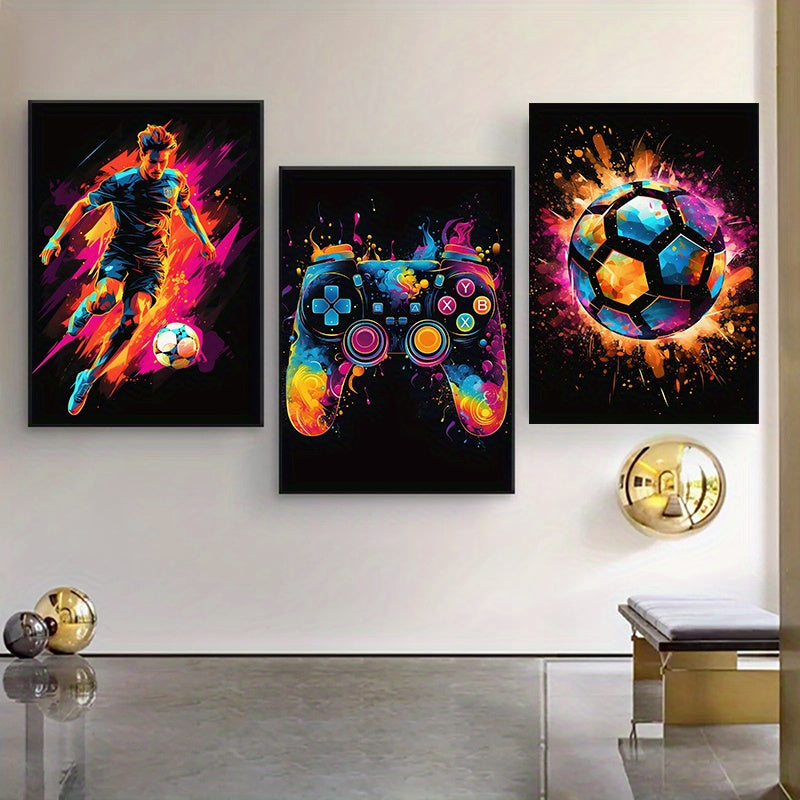 BowLift | PixelPower - Sports and Gaming Poster Set