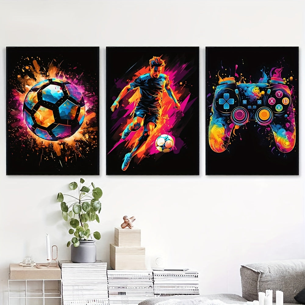 BowLift | PixelPower - Sports and Gaming Poster Set