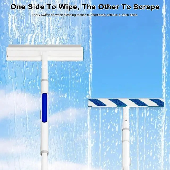 BowLift | 3-in-1 Window Cleaner with Extension & Spray Function + 3 Cloths